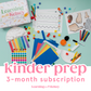 The Kinder Prep 3 Month Subscription Box (Ships Monthly)