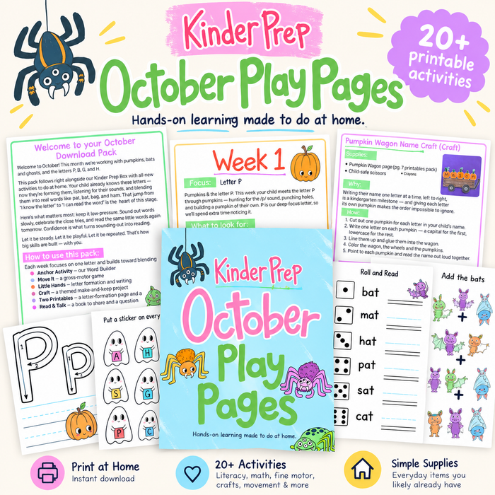The Kinder Prep Download- Monthly