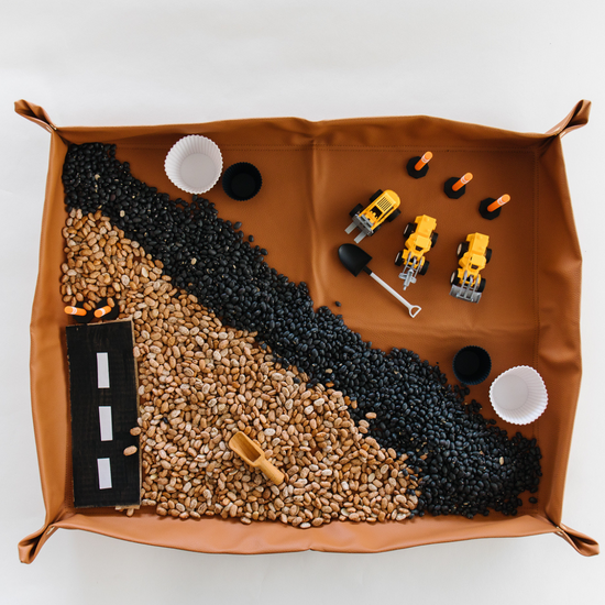 Construction Playdough Sensory Box – Bond Craft Studio